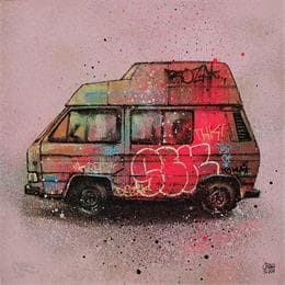 Painting Urban van by Graffmatt | Painting Street art Acrylic, Graffiti Pop icons