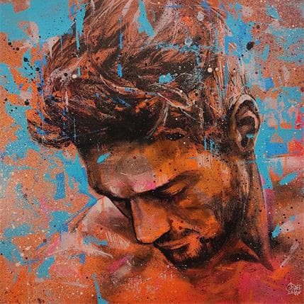 Peinture He wonders why par Graffmatt | Tableau Street Art Acrylique, Graffiti Portraits