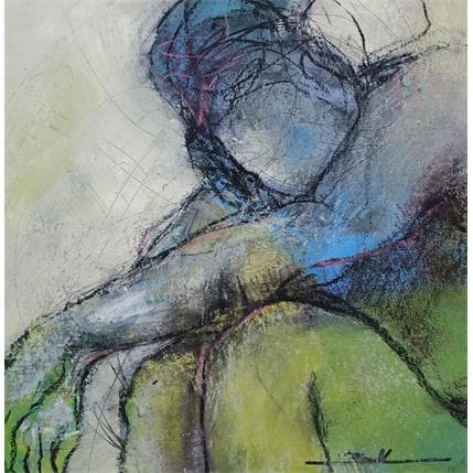 Peinture Avec insouciance par Kerbastard Béatrice | Tableau Figuratif Acrylique Nu