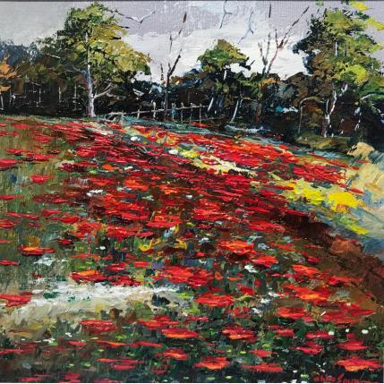 Peinture Tropical forest I par Chico Souza | Tableau Figuratif Huile Paysages