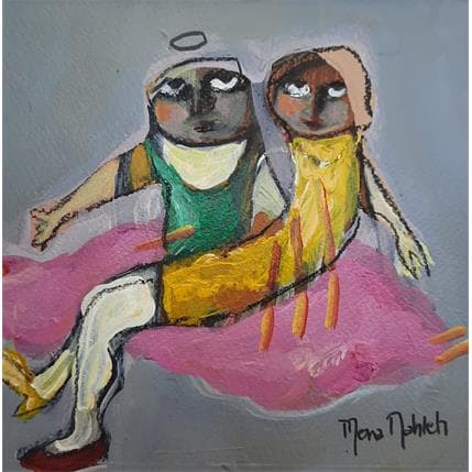 Painting No Title 6 by Nahleh Mona | Painting Figurative Acrylic