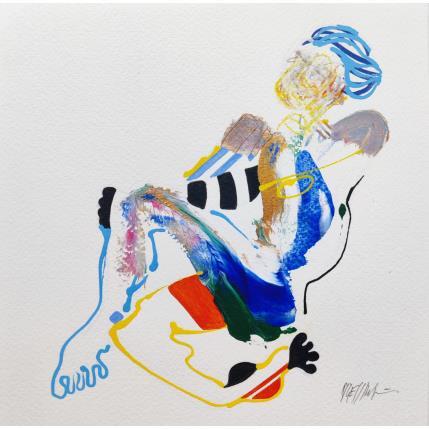 Gemälde Croisement de jambes  von Cressanne | Gemälde  Acryl Pop-Ikonen