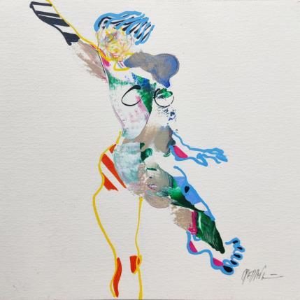 Peinture La diagonale  par Cressanne | Tableau  Acrylique