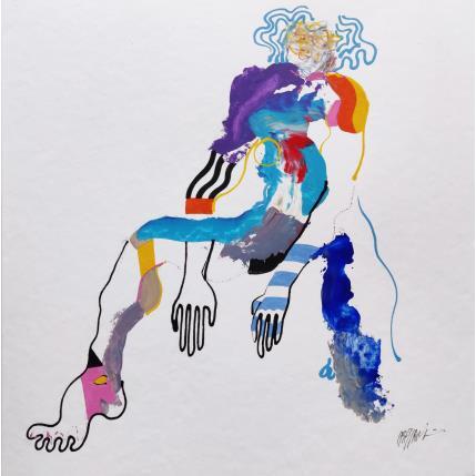 Gemälde La tendresse von Cressanne | Gemälde  Acryl