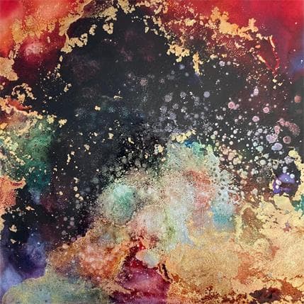 Peinture Pendant que la terre sommeille par Stephan Tatiana | Tableau Abstrait
