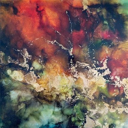 Peinture Marchant dans les nuées par Stephan Tatiana | Tableau Abstrait