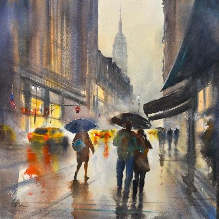 Painting 42nd ST by Jones Henry | Painting  Watercolor