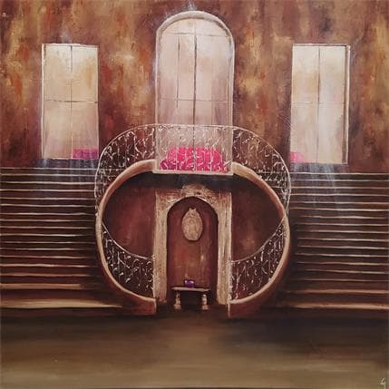 Peinture D'un autre temps par Vinnie | Tableau Figuratif Huile Scènes de vie