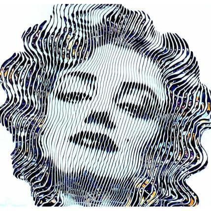 Peinture The only one Marylin Monroe par Schroeder Virginie | Tableau Pop-art Acrylique Icones Pop
