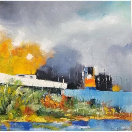 Painting La Louise by Menant Alain | Painting Figurative Acrylic, Oil Marine