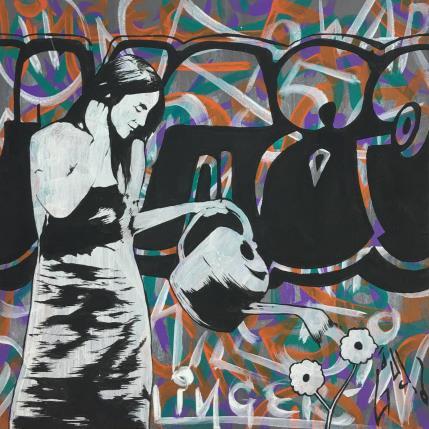 Peinture lovely little things par Di Vicino Gaudio Alessandro | Tableau Street Art Acrylique, Graffiti scènes de vie