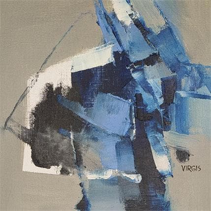 Peinture Gradation par Virgis | Tableau Abstrait Huile Minimaliste