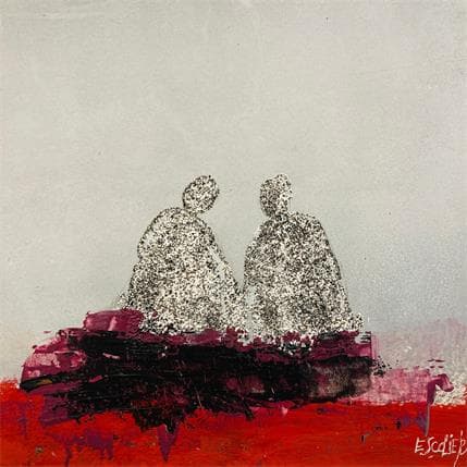 Painting Avec toi, près de toi by Escolier Odile | Painting  Pop icons