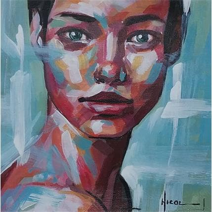 Peinture Meda par Vacaru Nicoleta  | Tableau Figuratif Acrylique Portraits