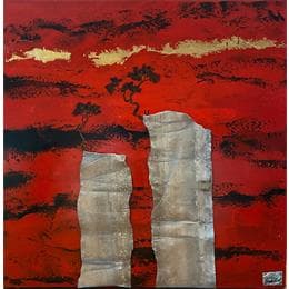 Painting 1141 Le sens de la vie by Lemonnier  | Painting Figurative Landscapes