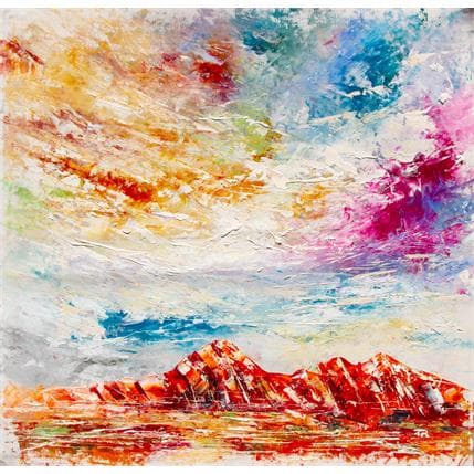 Painting Airport Mesa View by Reymond Pierre | Painting Figurative Oil Landscapes