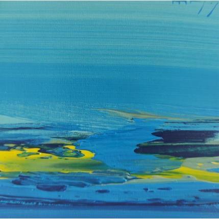 Peinture Rivage 1 par Guy Viviane  | Tableau Abstrait Huile Minimaliste