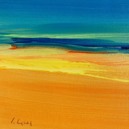 Peinture Rivage 2 par Guy Viviane  | Tableau Abstrait Huile Minimaliste