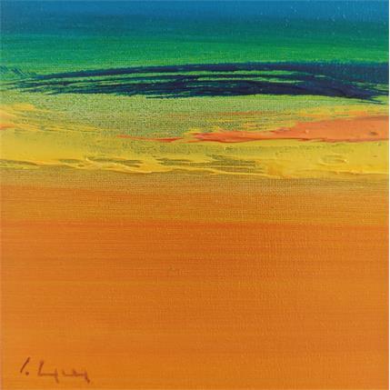 Peinture Rivage 5 par Guy Viviane  | Tableau Abstrait Huile Minimaliste