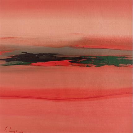 Peinture En rêvant à demain par Guy Viviane  | Tableau Abstrait Huile Minimaliste