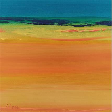 Peinture Tranquillité  par Guy Viviane  | Tableau Abstrait Huile Minimaliste