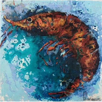 Peinture Gamba par Villanueva Puigdelliura Natalia | Tableau  Huile