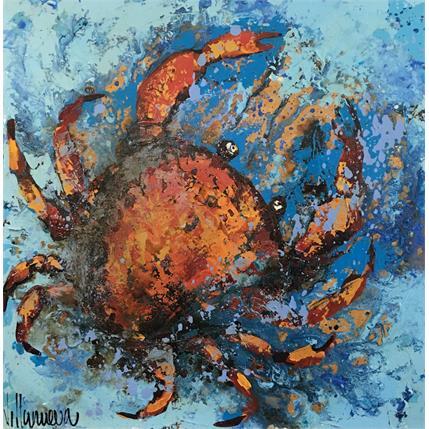 Peinture cangrejo par Villanueva Puigdelliura Natalia | Tableau  Huile