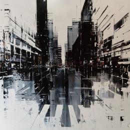 Painting Alchimia by Rey Julien | Painting Raw art Acrylic Urban