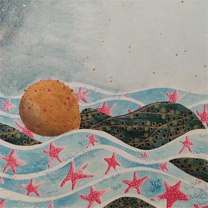 Peinture Ora l'acqua è pulita par Nai | Tableau Surréalisme Acrylique Marine, Paysages