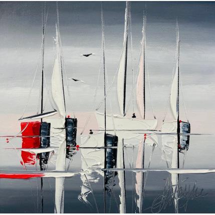 Peinture l'Amour en Mer par Fonteyne David | Tableau Figuratif Acrylique, Huile