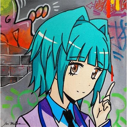 Peinture Kaede Kayano par Miller Jen  | Tableau Street Art icones Pop