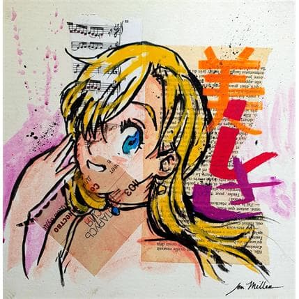 Peinture Elisabeth Liones par Miller Jen  | Tableau Street Art icones Pop