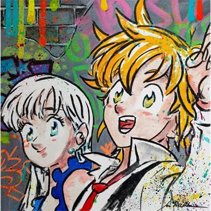 Peinture Mediodas et Elisabeth par Miller Jen  | Tableau Street Art icones Pop