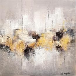 Peinture Magnificient par Coupette Steffi | Tableau Abstrait Acrylique Paysages, Urbain
