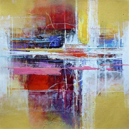 Painting Gançoes da primavera by Silveira Saulo | Painting Abstract Acrylic