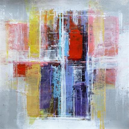 Painting Ao teu encontro by Silveira Saulo | Painting Abstract Acrylic