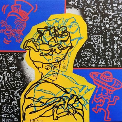 Peinture Pot de couleurs par Belladone | Tableau Pop-art Acrylique Icones Pop