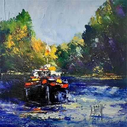 Peinture Su la pèniche par Dupin Dominique | Tableau  Huile