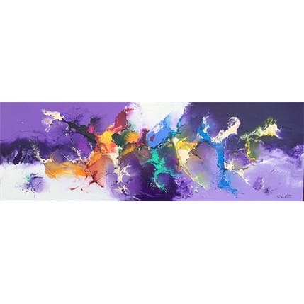 Peinture Violet 01.04 par Zdzieblo Thierry | Tableau  Acrylique