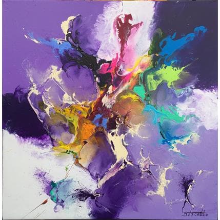 Peinture Violette 03.05 par Zdzieblo Thierry | Tableau  Acrylique