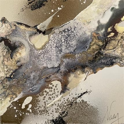 Peinture C1647 par Naen | Tableau Abstrait Acrylique Minimaliste