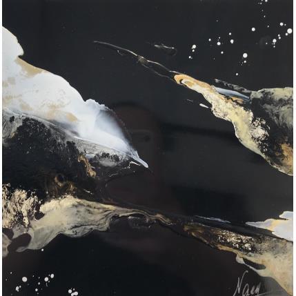 Peinture C1677 par Naen | Tableau Abstrait Acrylique Minimaliste