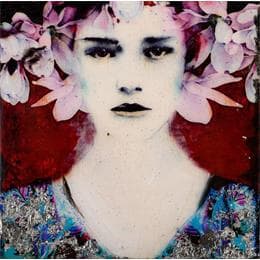 Peinture En escencia par Bofill Laura | Tableau Figuratif Acrylique, Bois Portraits