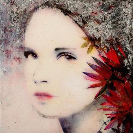 Peinture Plateada 3 par Bofill Laura | Tableau Figuratif Acrylique, Bois Portraits