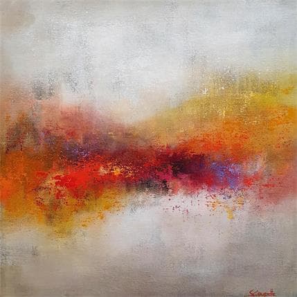 Peinture Nirvana par Coupette Steffi | Tableau Abstrait Acrylique Paysages, Urbain