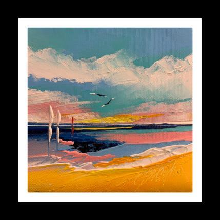 Peinture La vague romance par Fonteyne David | Tableau  Acrylique