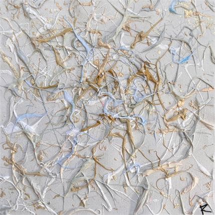 Peinture Cashemire et satin par Cantin Rose | Tableau Matiérisme Acrylique Minimaliste