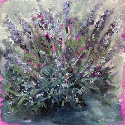 Peinture LAVANDES par Morales Géraldine | Tableau Figuratif Acrylique, Huile Natures mortes