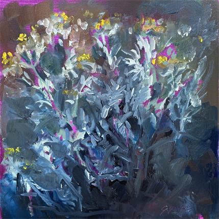 Peinture IMMORTELLES par Morales Géraldine | Tableau Figuratif Acrylique, Huile Natures mortes