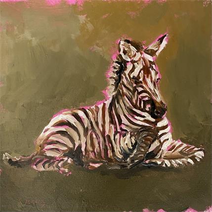 Peinture Zébreau par Morales Géraldine | Tableau Figuratif Acrylique, Huile Animaux